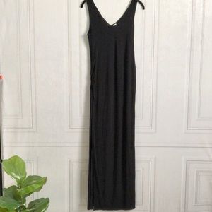 Black Maternity Maxi Dress